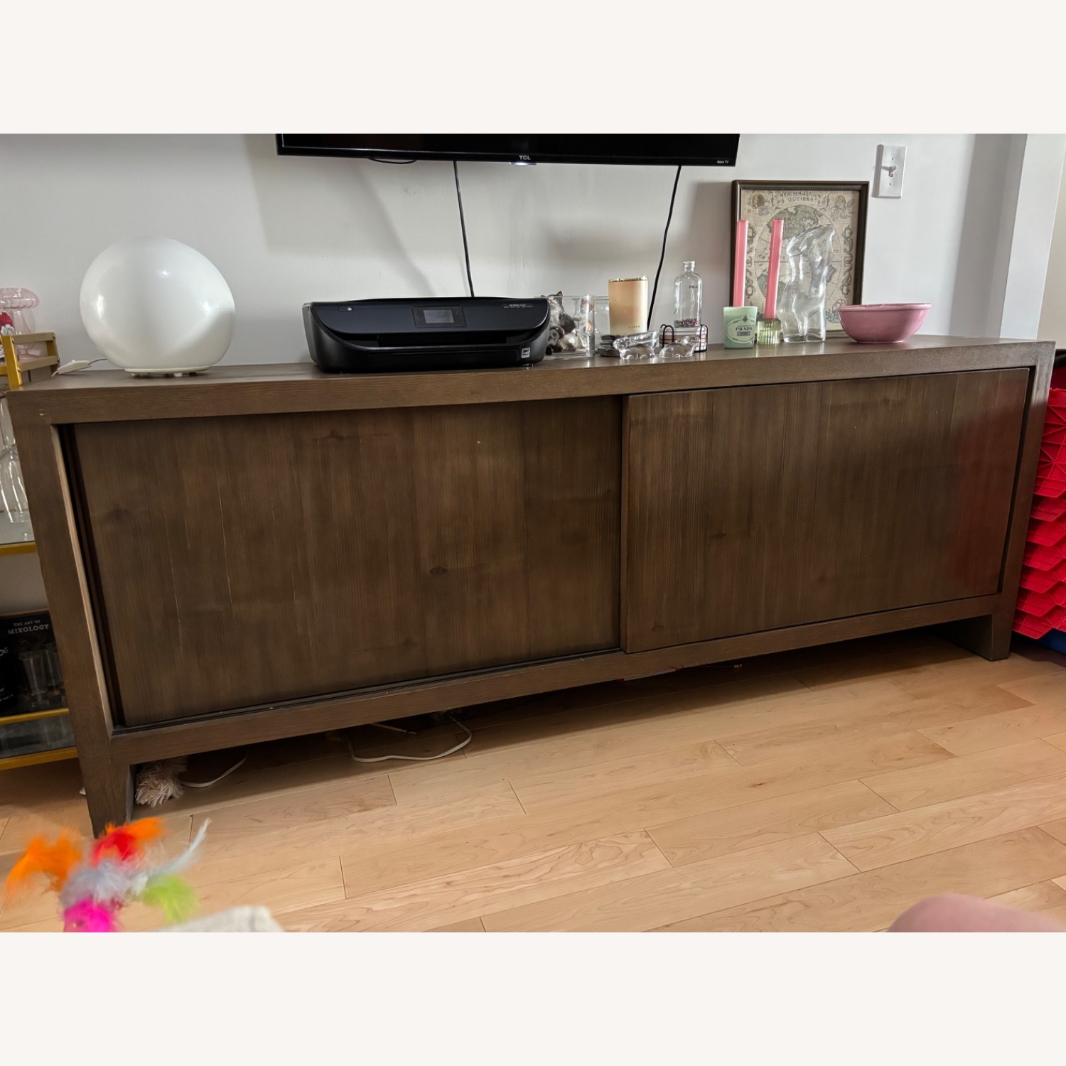 Restoration Hardware Wyeth Dark Brown Wood Sideboard - image-1