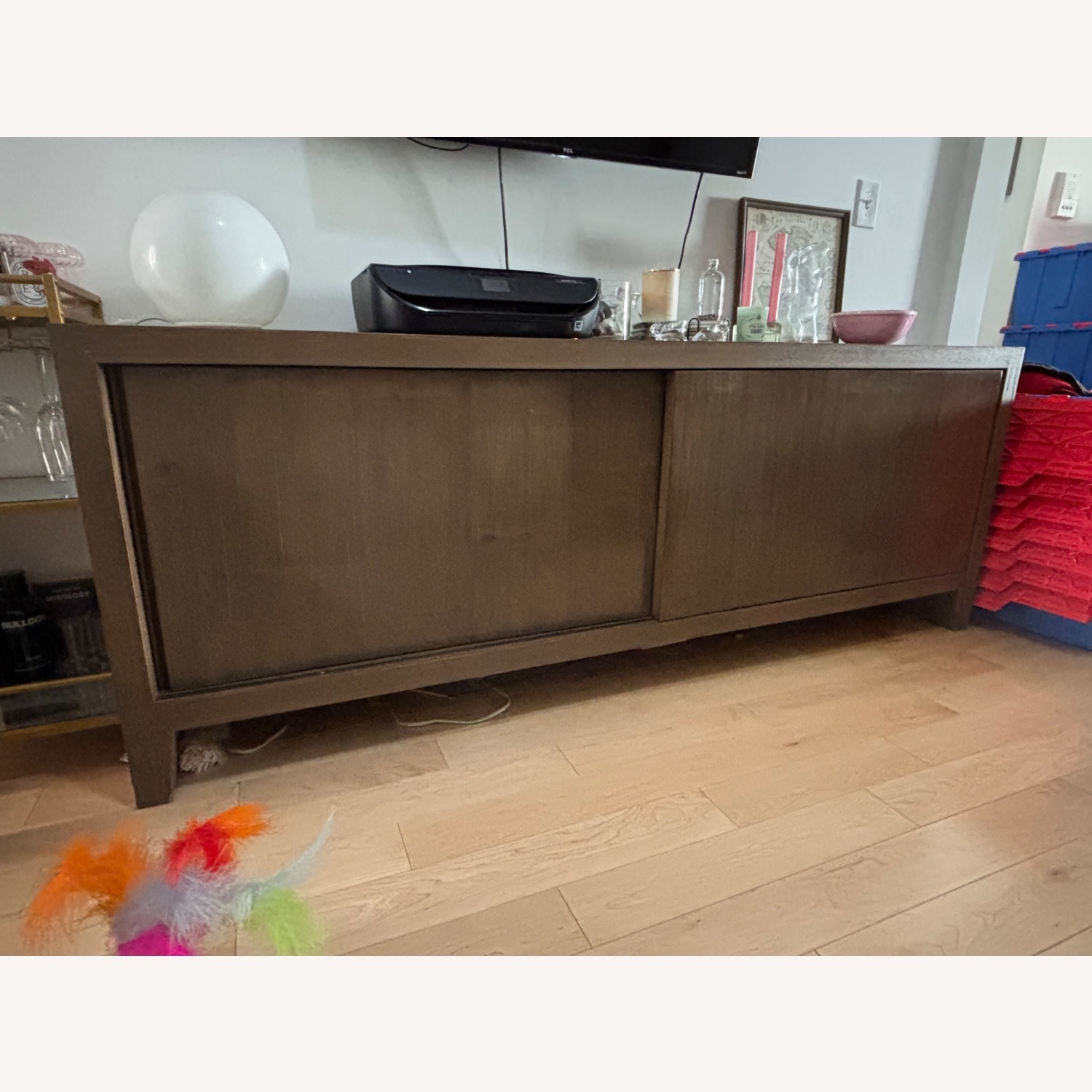 Restoration Hardware Wyeth Dark Brown Wood Sideboard - image-2