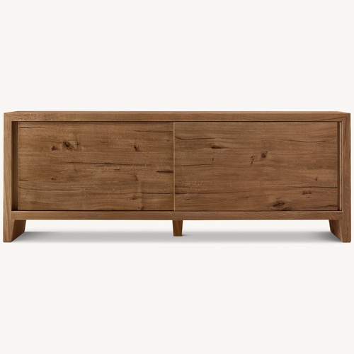 Used Restoration Hardware Wyeth Dark Brown Wood Sideboard for sale on AptDeco