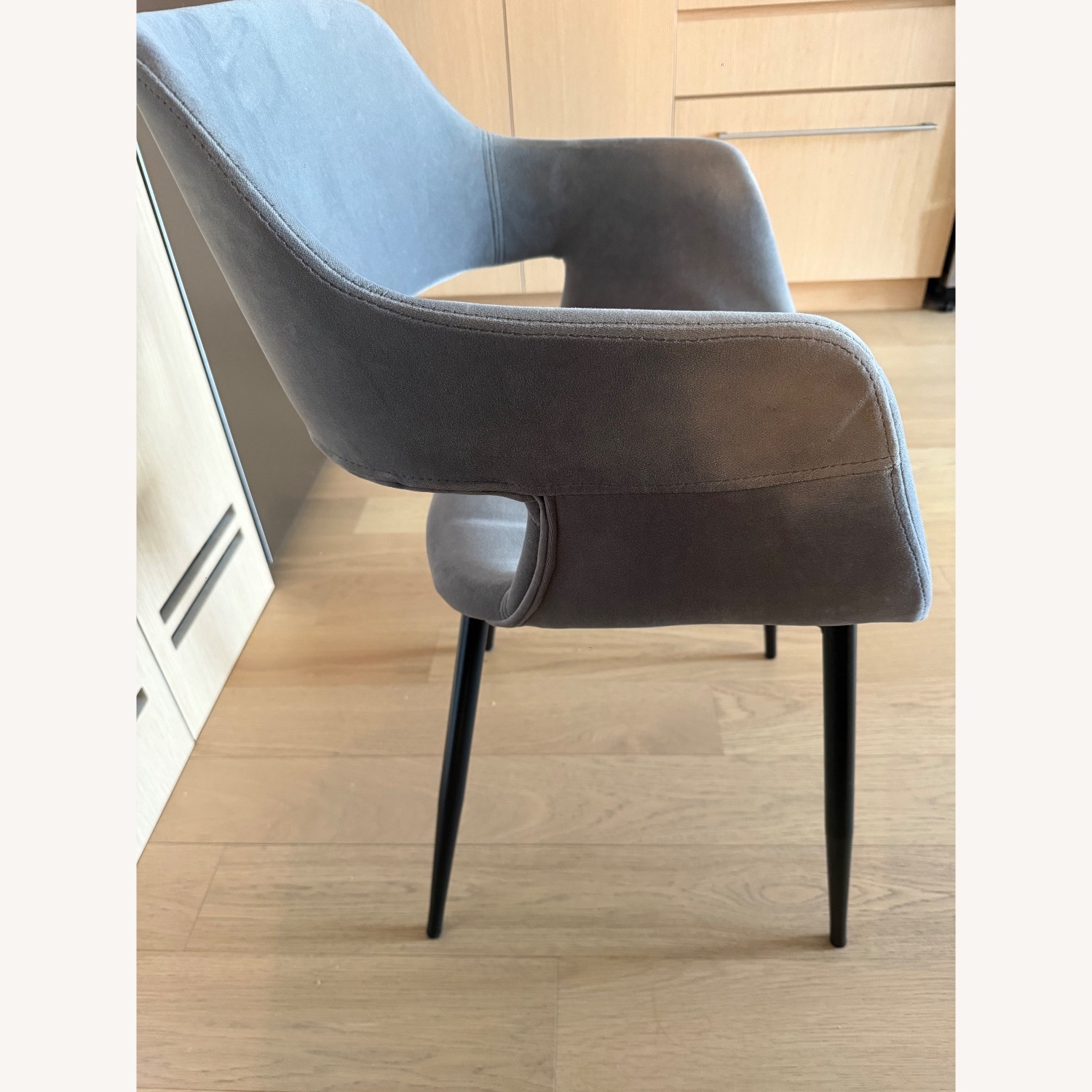 Dark Gray Dining Chair - image-3