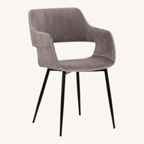 Used Dark Gray Dining Chair for sale on AptDeco