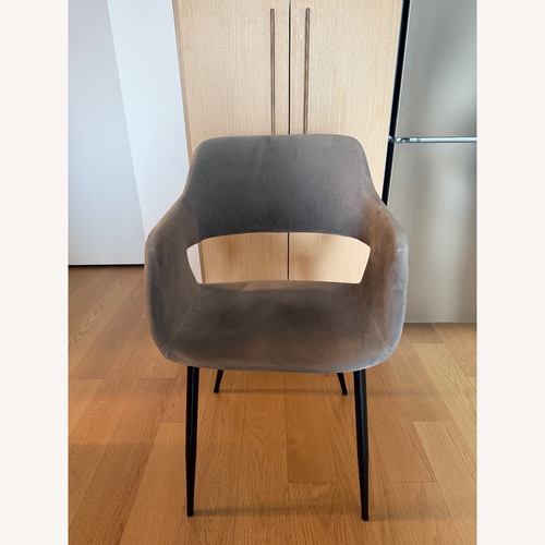 Used Dark Gray Dining Chair for sale on AptDeco