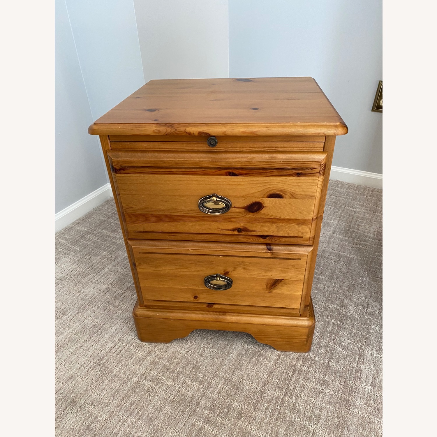 Solid Pine English Wardrobe - image-9