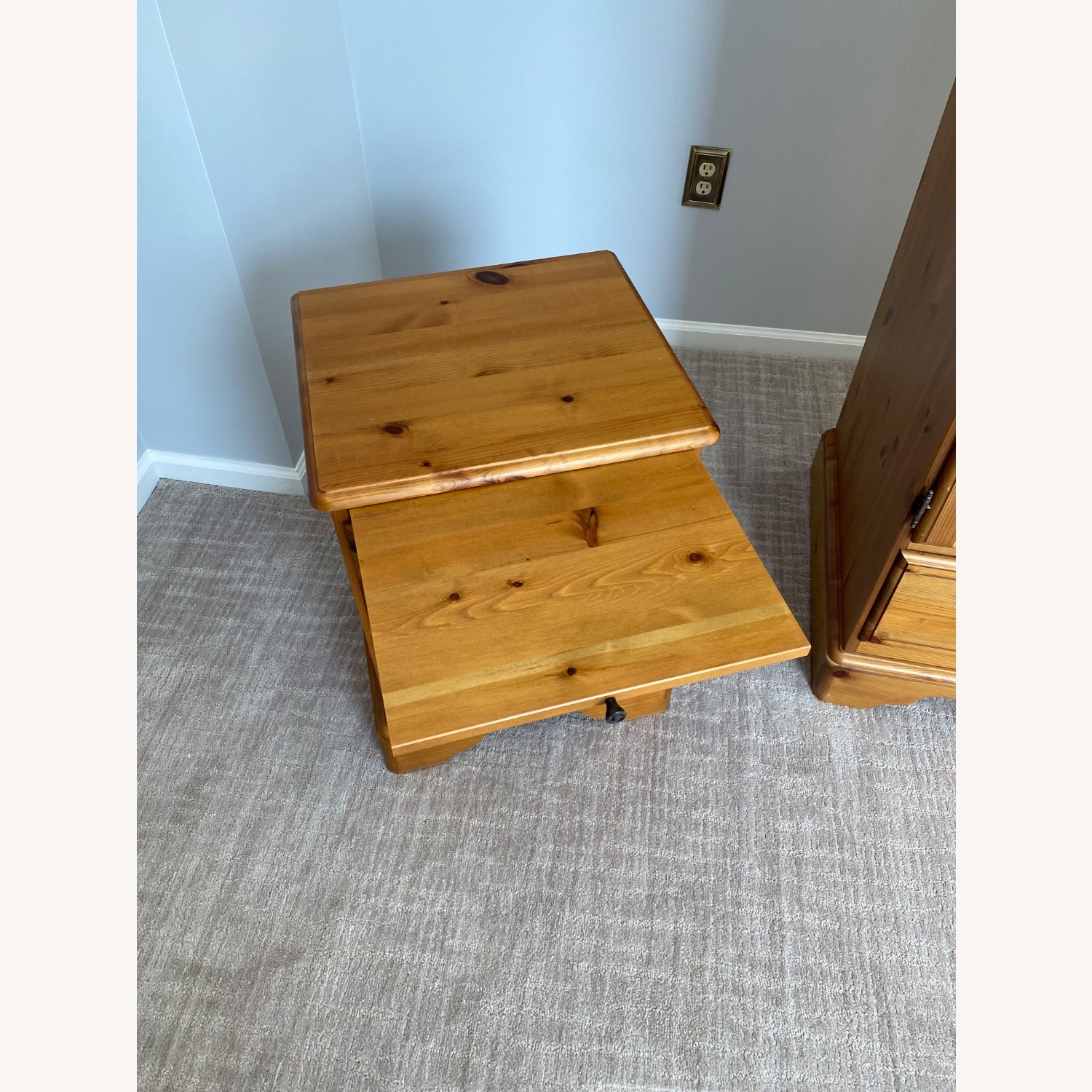 Solid Pine English Wardrobe - image-10