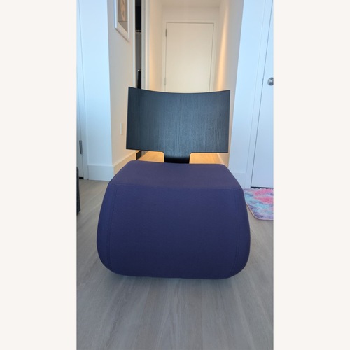 Used Ligne Roset Tazia Purple Accent Chair for sale on AptDeco