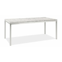 Room & Board Portica White Metal Coffee Table