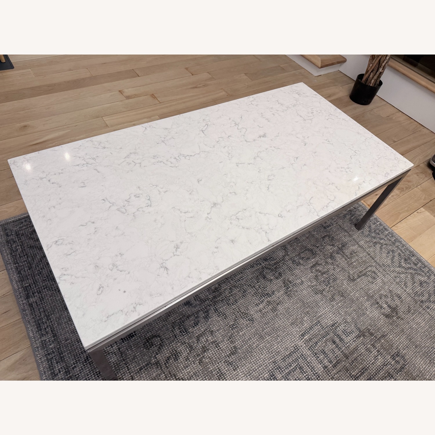 Room & Board Portica White Metal Coffee Table - image-10
