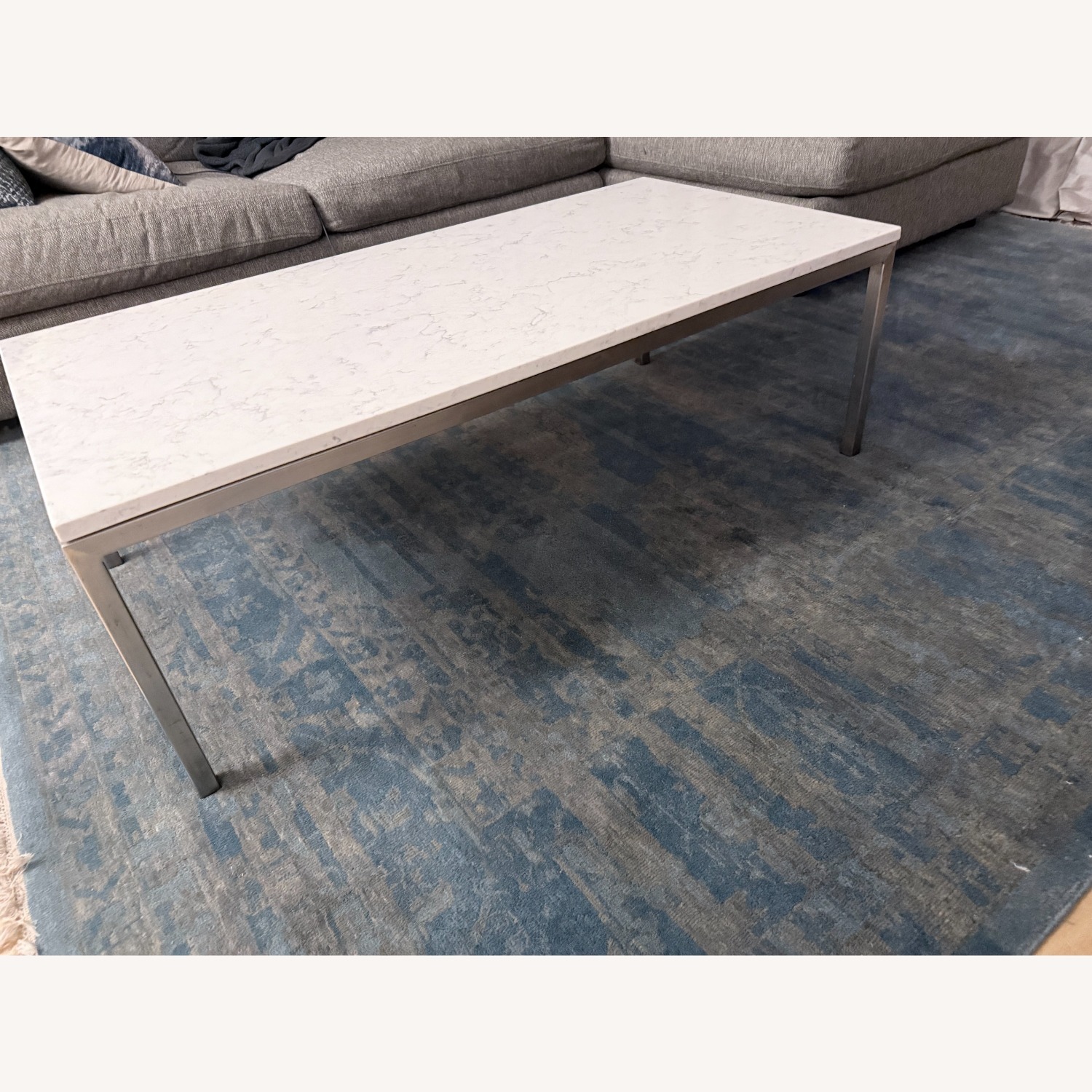 Room & Board Portica White Metal Coffee Table - image-4