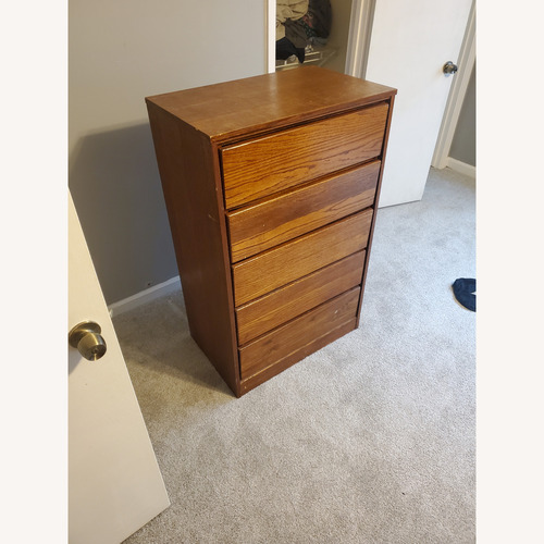 Used Dark Brown Wood Dresser for sale on AptDeco