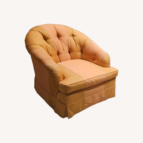 Used Orange Fabric Accent Chairs for sale on AptDeco