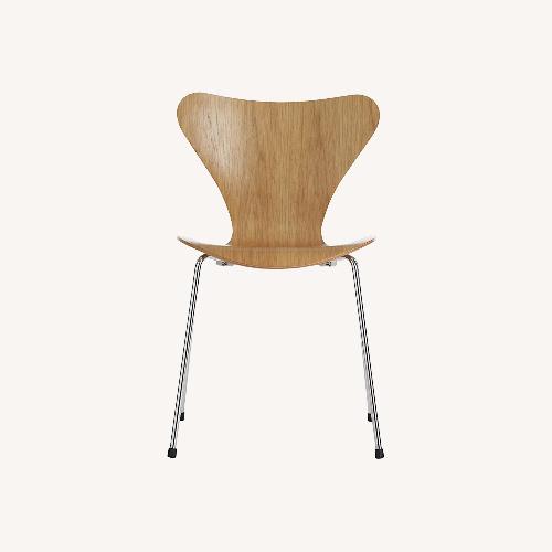 Used Fritz Hansen Series 7 Natural Wood Dining Chairs for sale on AptDeco