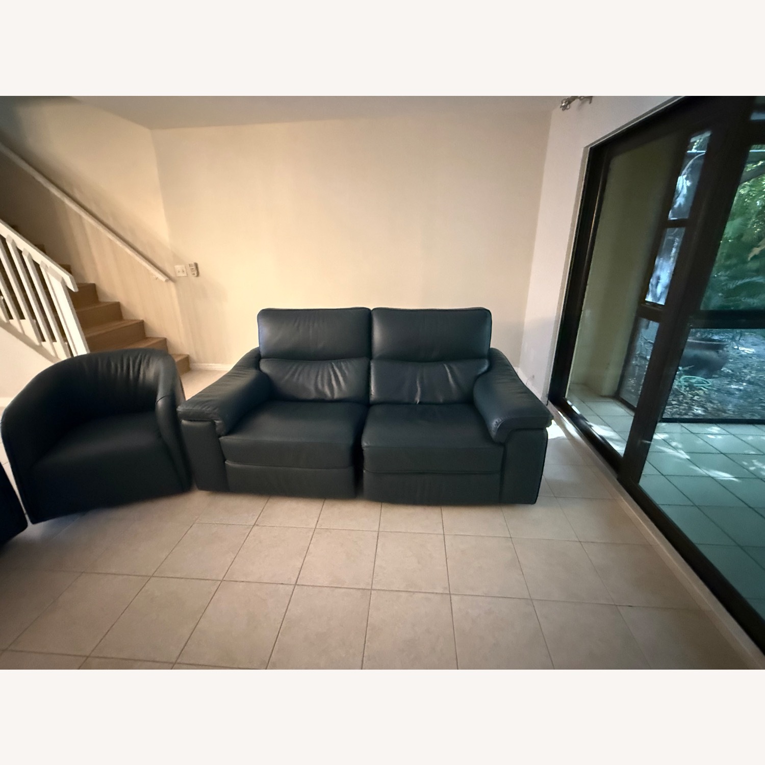 Natuzzi Leather Sofa - image-2