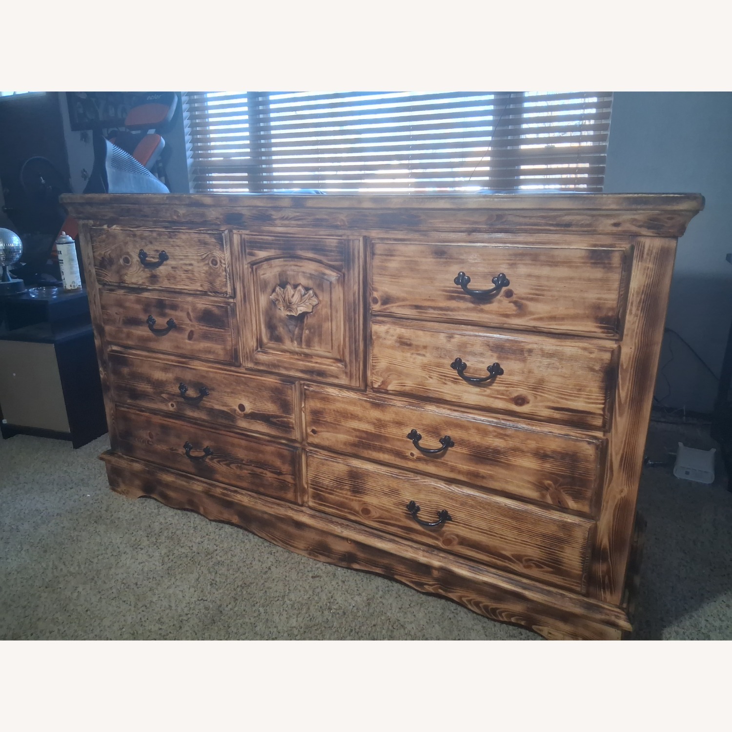 Wood Burnt Dresser - image-0