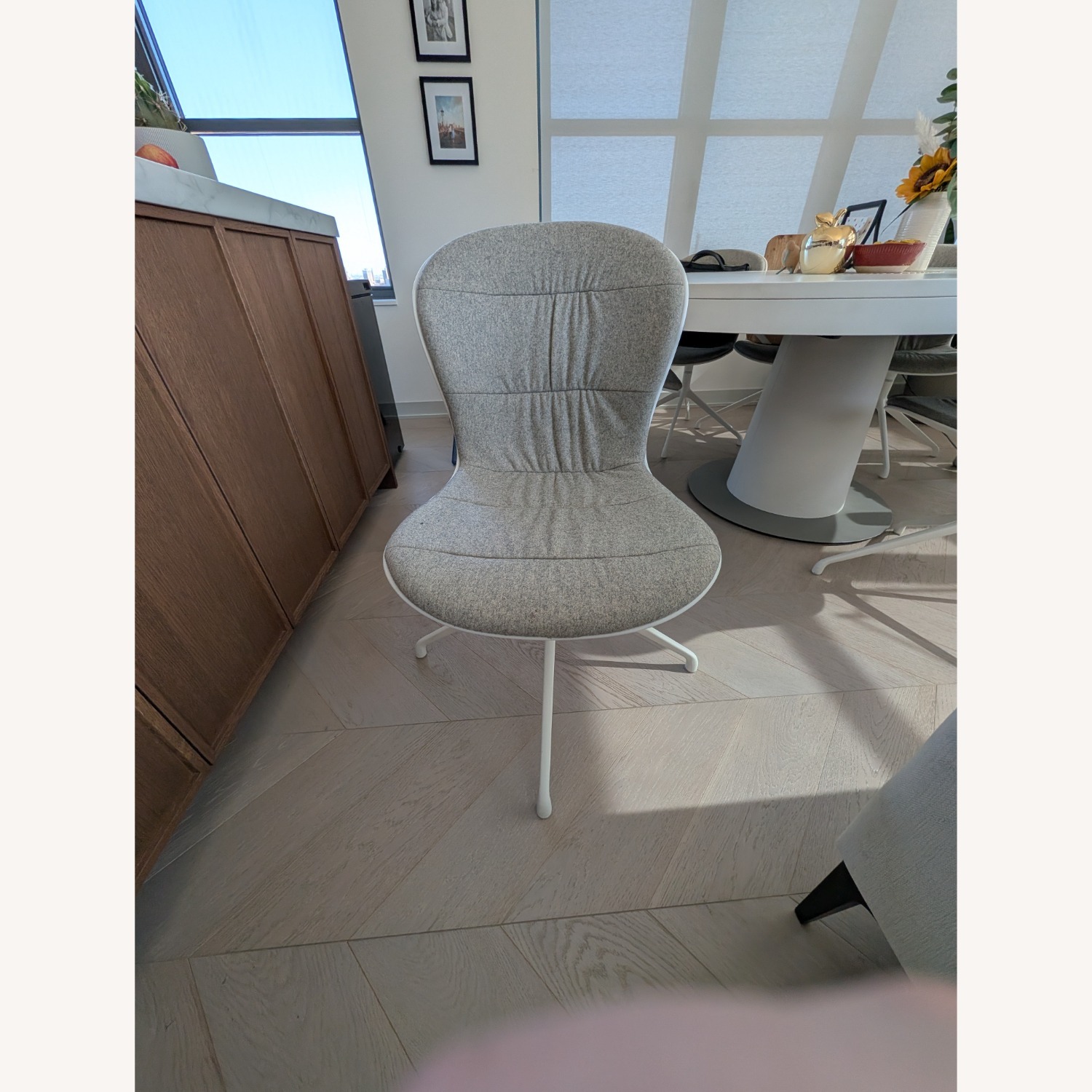 (6) White Boconcept Adelaide Chairs - image-2