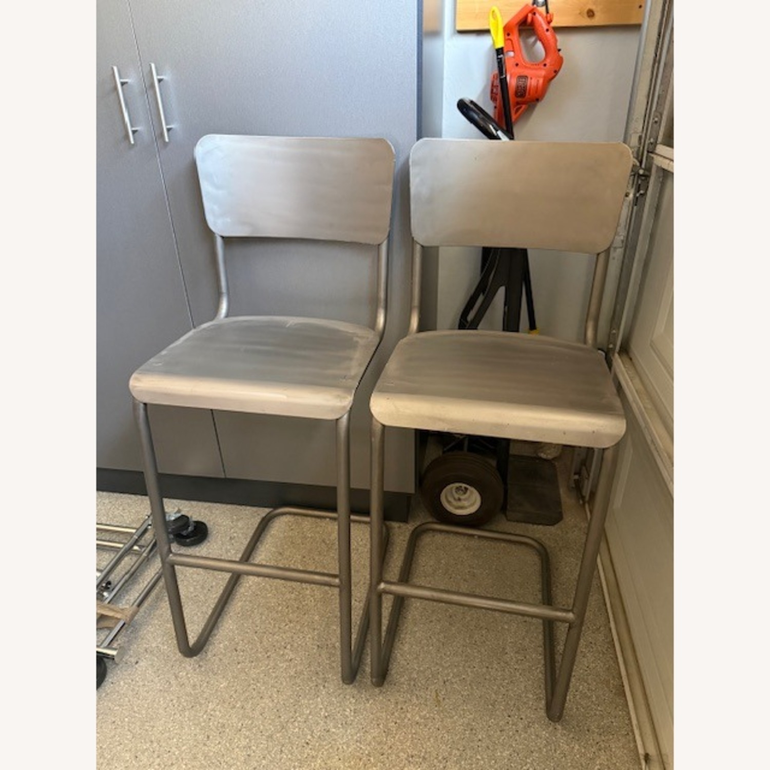 Restoration Hardware Schoolhouse Bar Stools - image-2