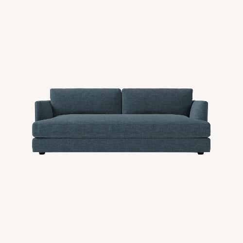 Used West Elm Haven Dark Gray Velvet Sleeper Sofa for sale on AptDeco