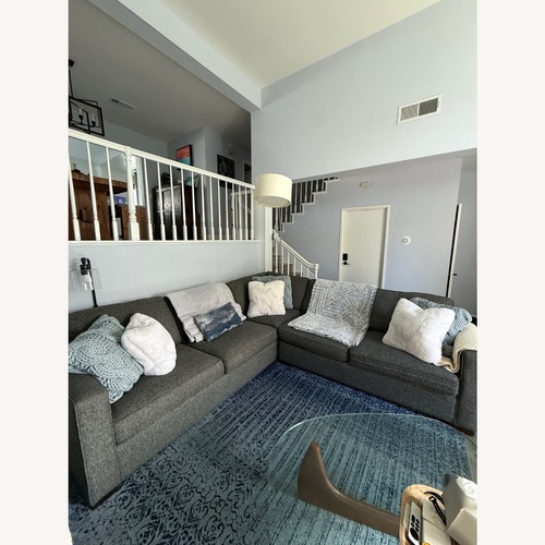 Used Room & Board Dark Gray 3+ Piece Sectional for sale on AptDeco