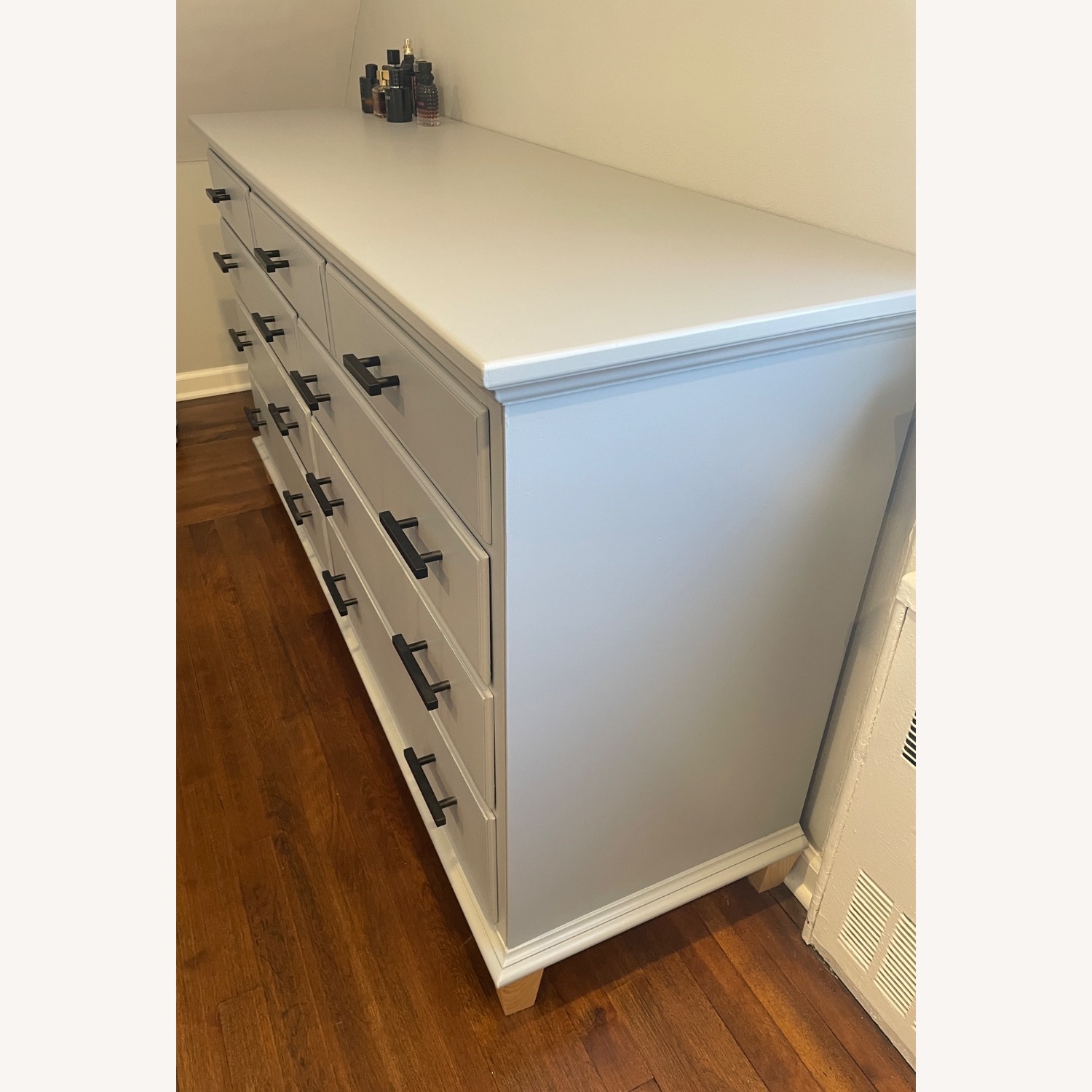 Ethan Allen Light Gray Wood Dresser - image-2