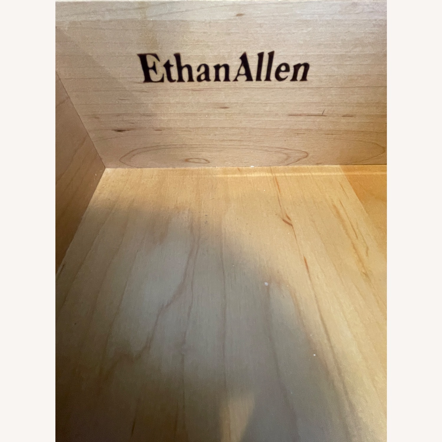 Ethan Allen Light Gray Wood Dresser - image-8