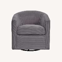 Aspens Charcoal Swivel Chair