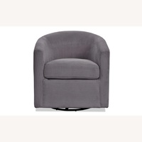 Aspens Charcoal Swivel Chair