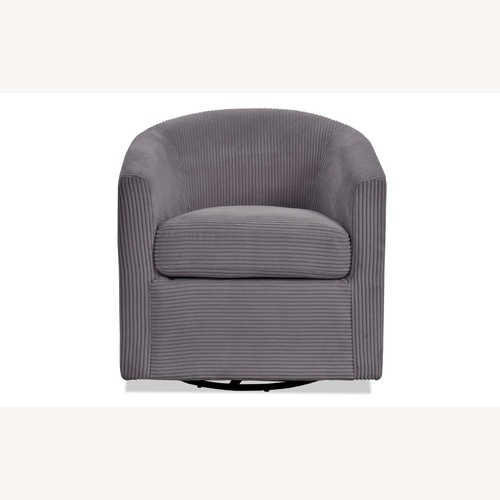 Used Aspens Charcoal Swivel Chair for sale on AptDeco