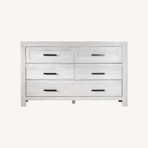 Used Calvin White 6 Drawer Dresser for sale on AptDeco