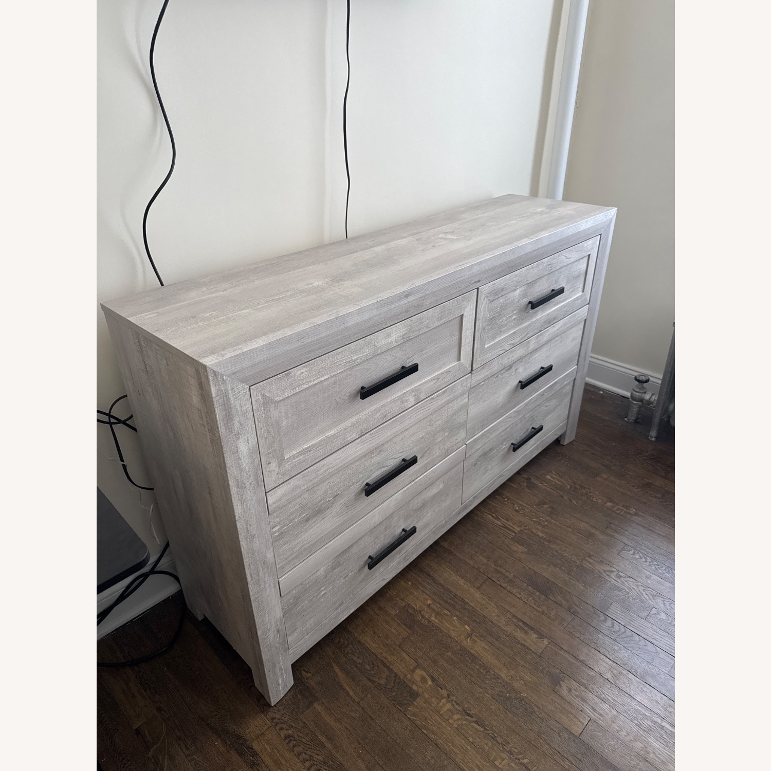 Calvin White 6 Drawer Dresser - image-2