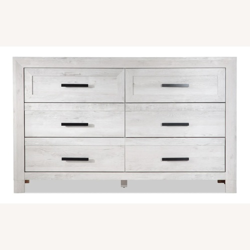 Used Calvin White 6 Drawer Dresser for sale on AptDeco