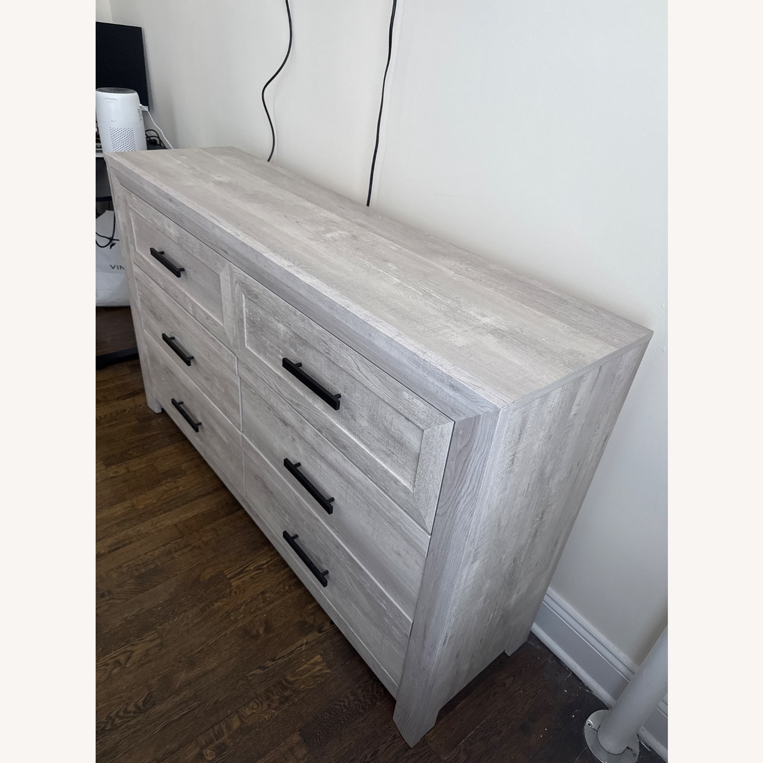Calvin White 6 Drawer Dresser - image-3
