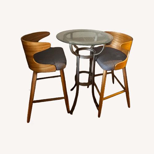 Used Natural Glass Dining Set for sale on AptDeco