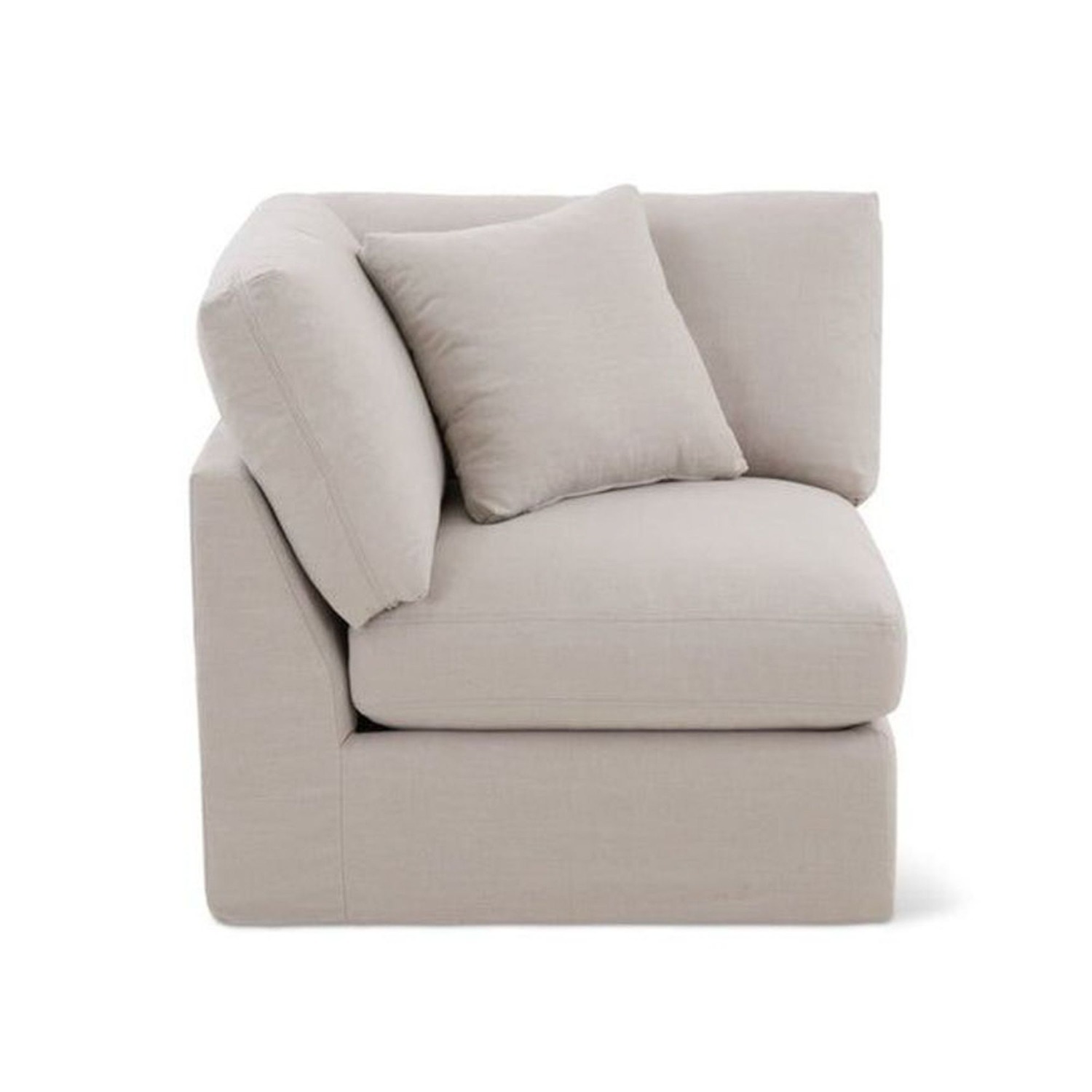 Sunday's Get Together Corner Chair in Clay - image-2