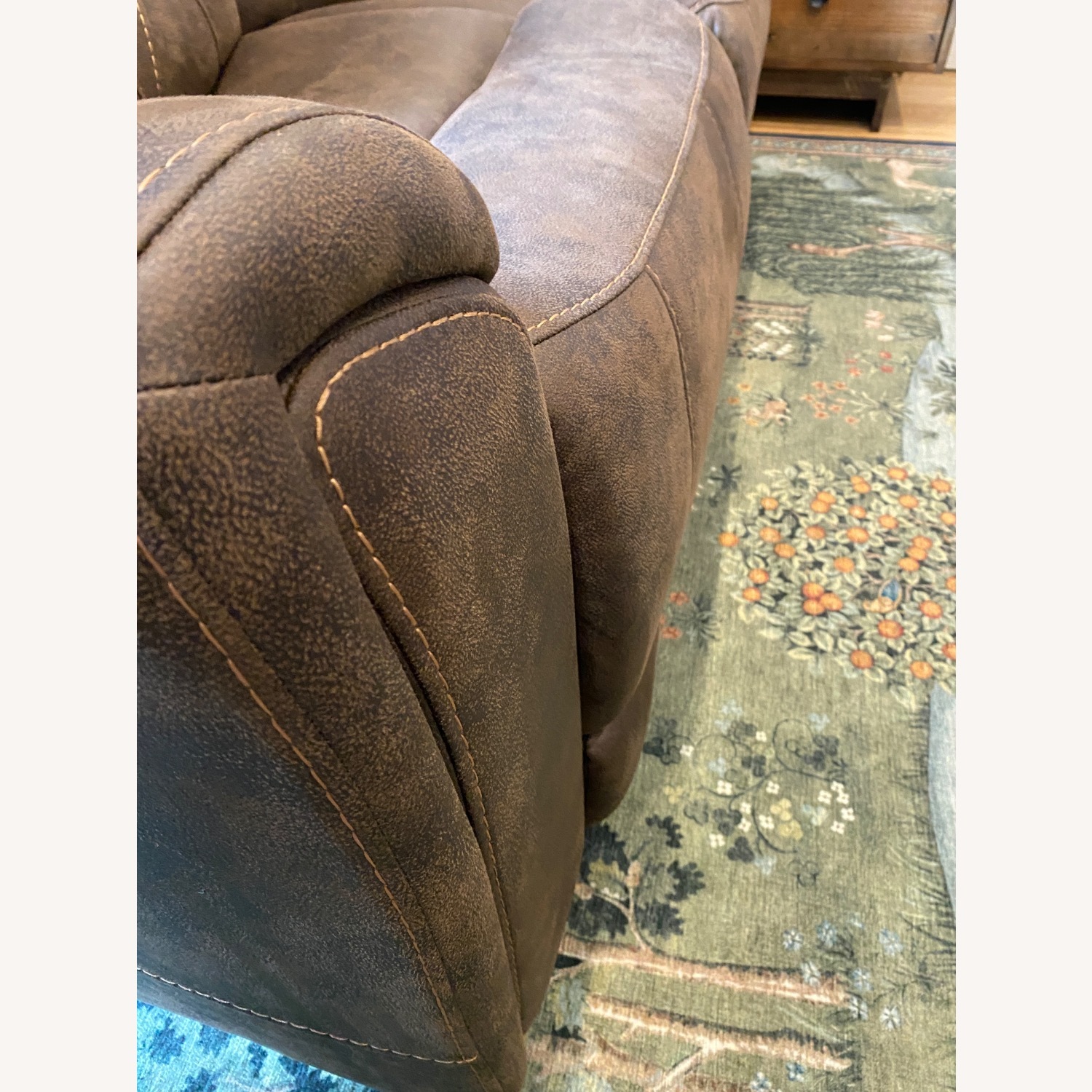 Bob's Discount Furniture Canyon Walnut 70" Power Reclining Loveseat - image-8