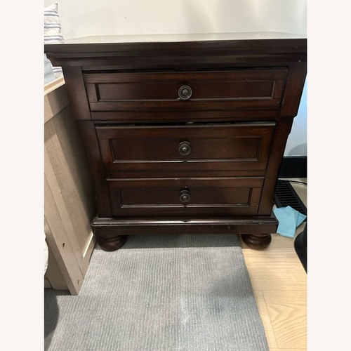 Used Ashley Furniture Porter Two Drawer Nightstand for sale on AptDeco