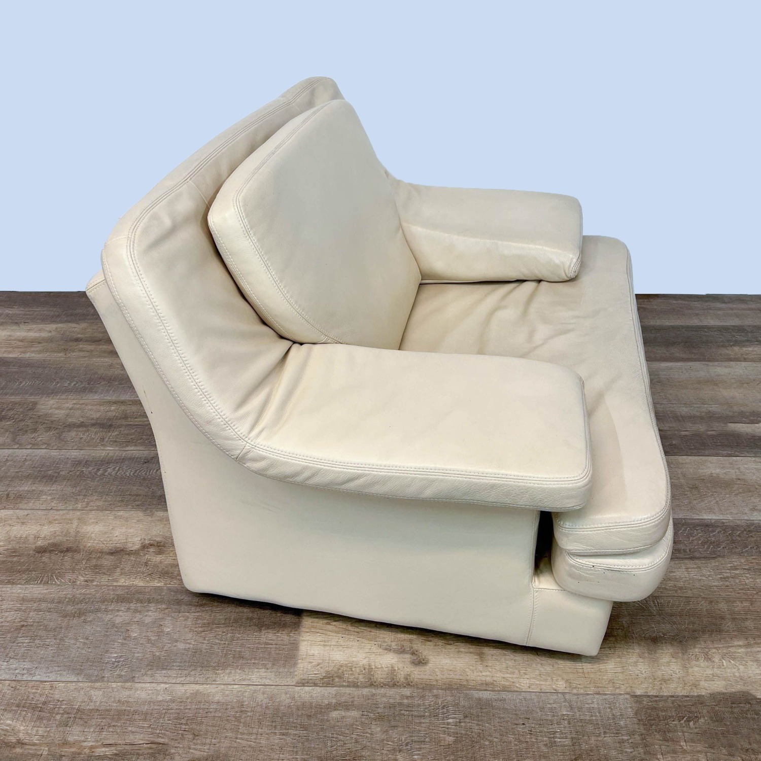 Contemporary Leather Lounge Chair	 - image-1
