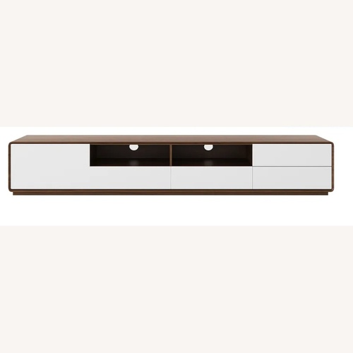 Used White Wood Media Storage for sale on AptDeco