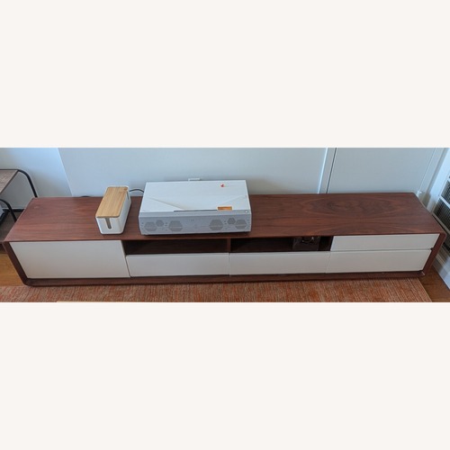 Used White Wood Media Storage for sale on AptDeco