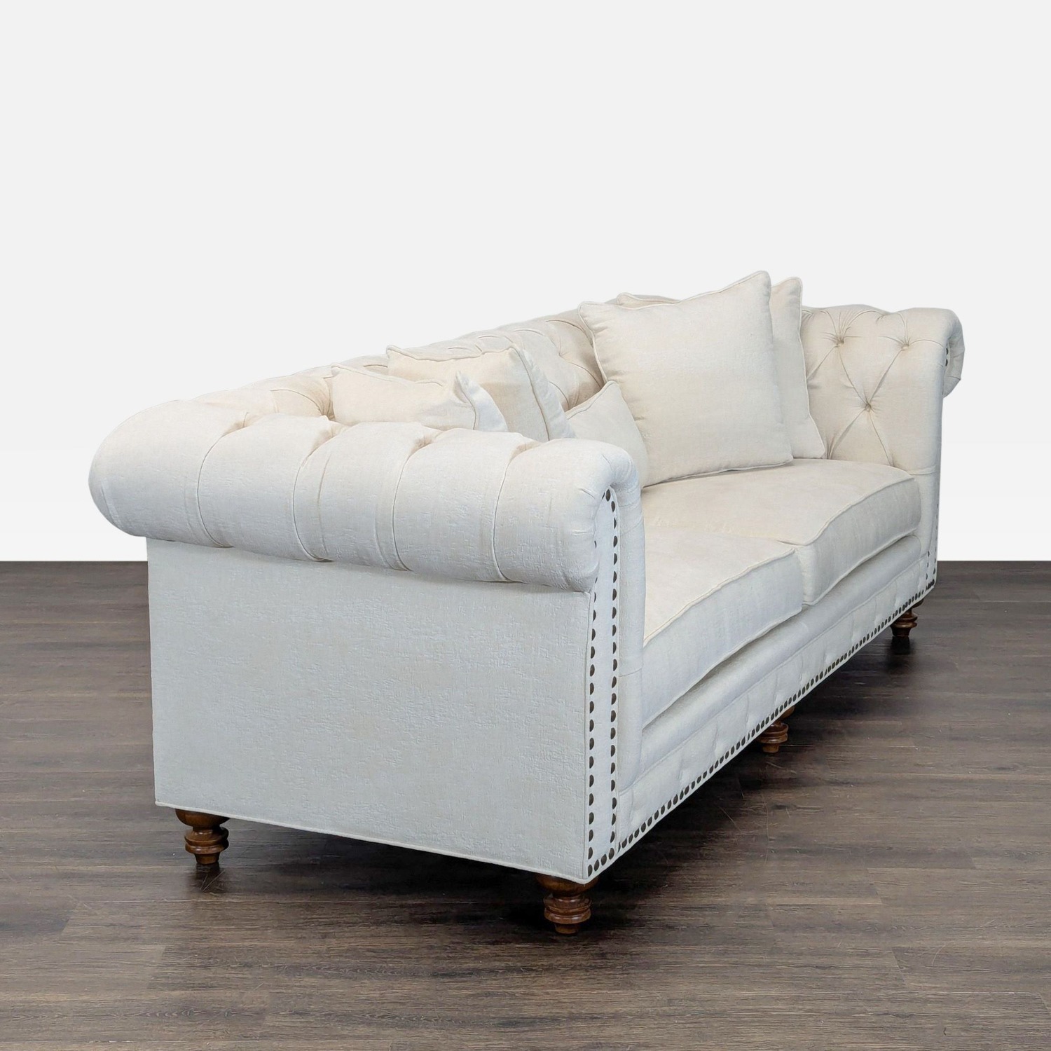 Classic 3-Seat Tufted Chesterfield Sofa - image-1
