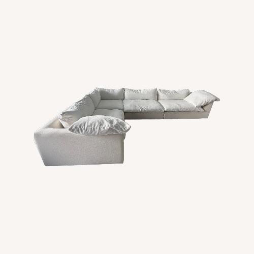 Used White 3+ Piece Sectional for sale on AptDeco
