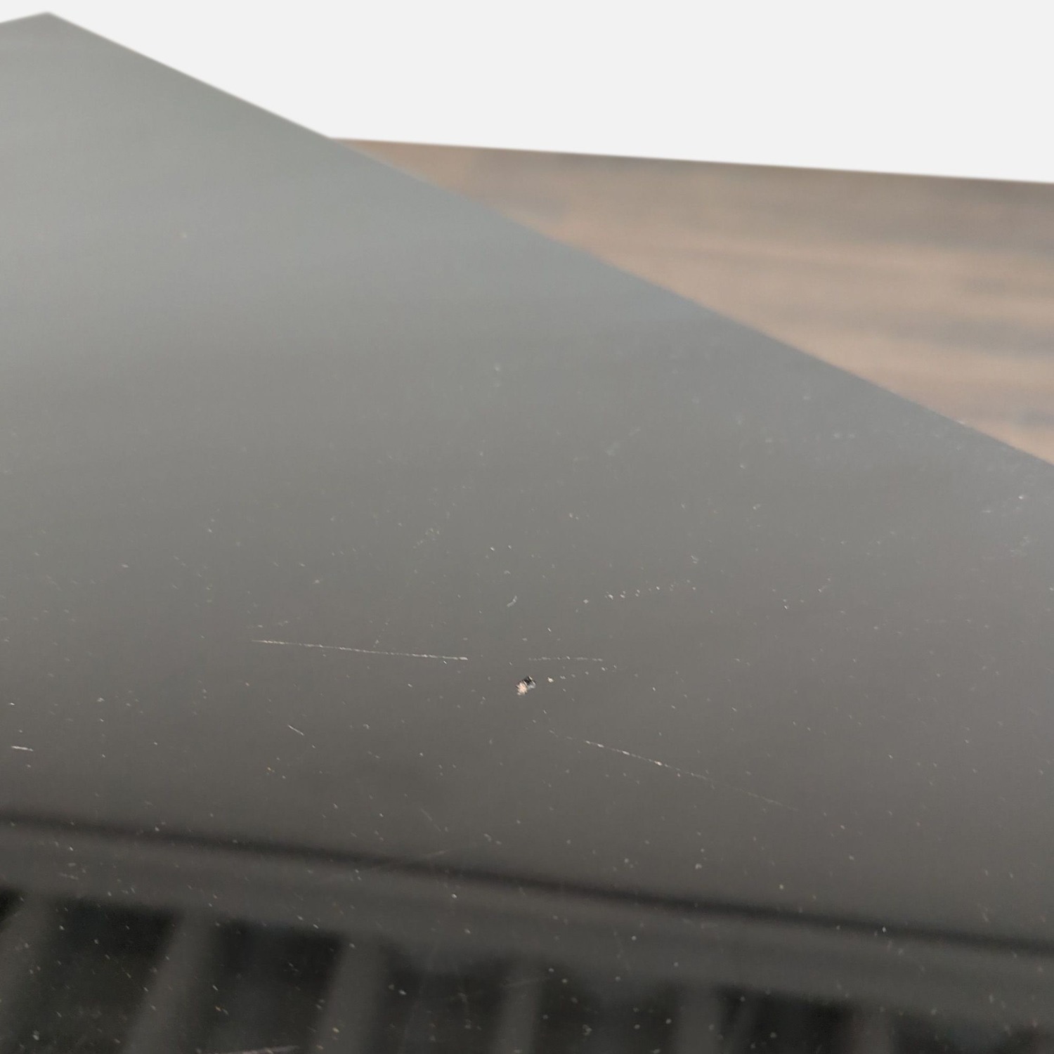 Vintage Glass Top Carved End Table	 - image-3