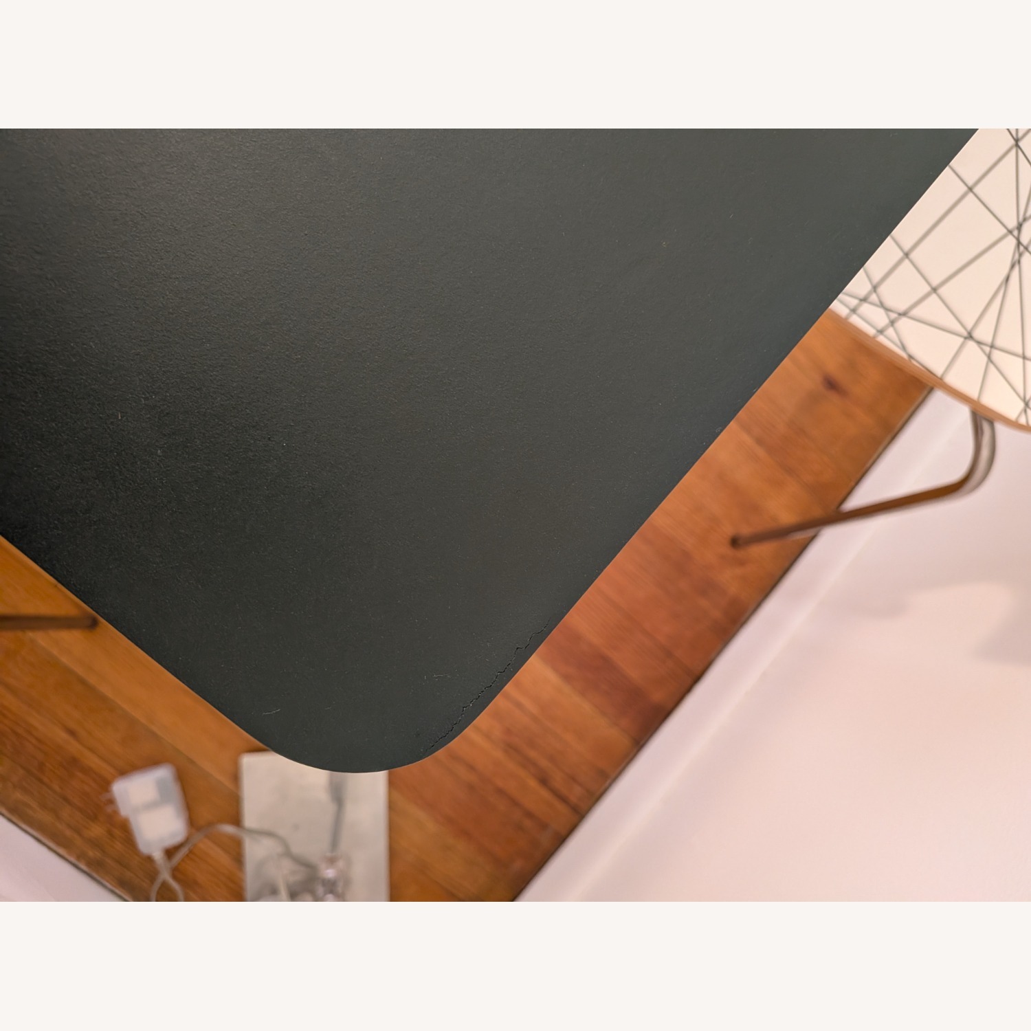 Blu Dot Apt Navy Green/White Oak Square Table - image-6