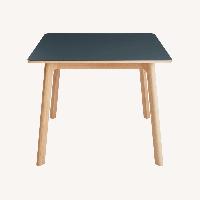 Blu Dot Apt Navy Green/White Oak Square Table