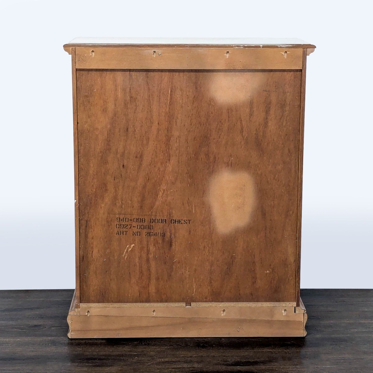 Vintage 8-Drawer Wooden Dresser with Cabinet - image-5