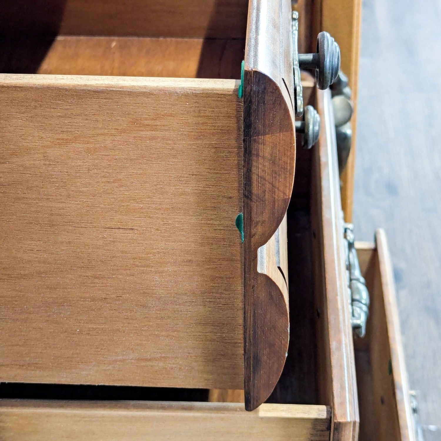 Solid Wood 10-Drawer Dresser with Central Cabinet  - image-2