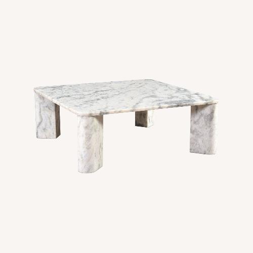 Used Lulu & Georgia Cato Marble Coffee Table for sale on AptDeco