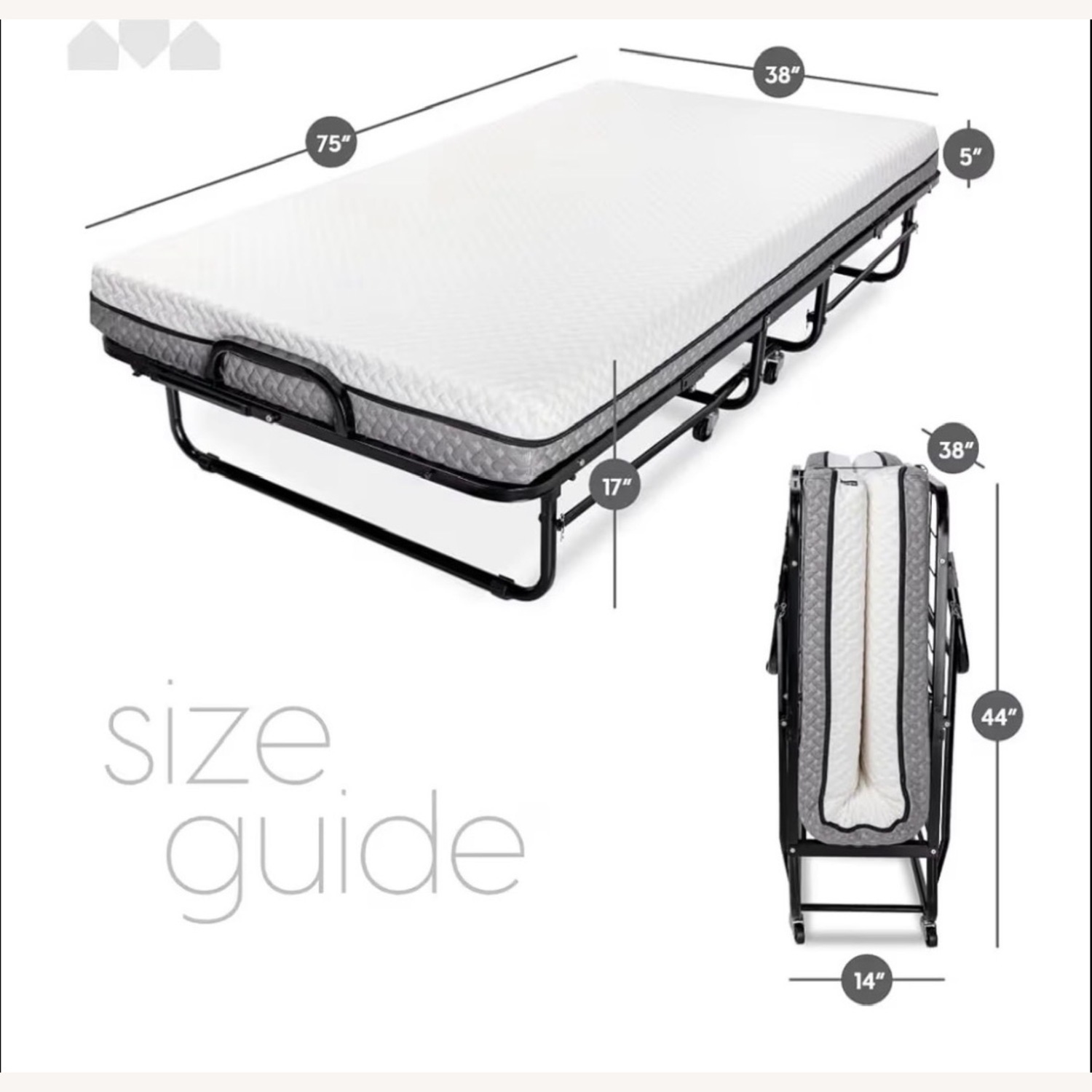 Twin Size Folding Bed  - image-3