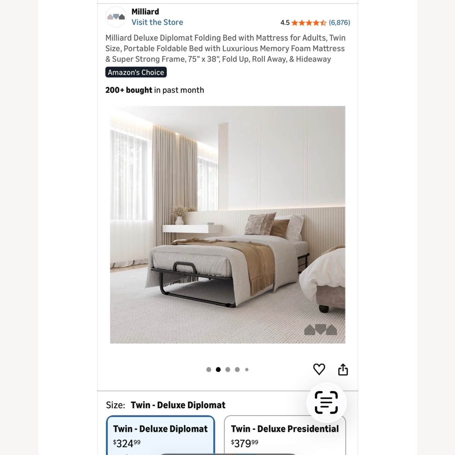 Twin Size Folding Bed  - image-2