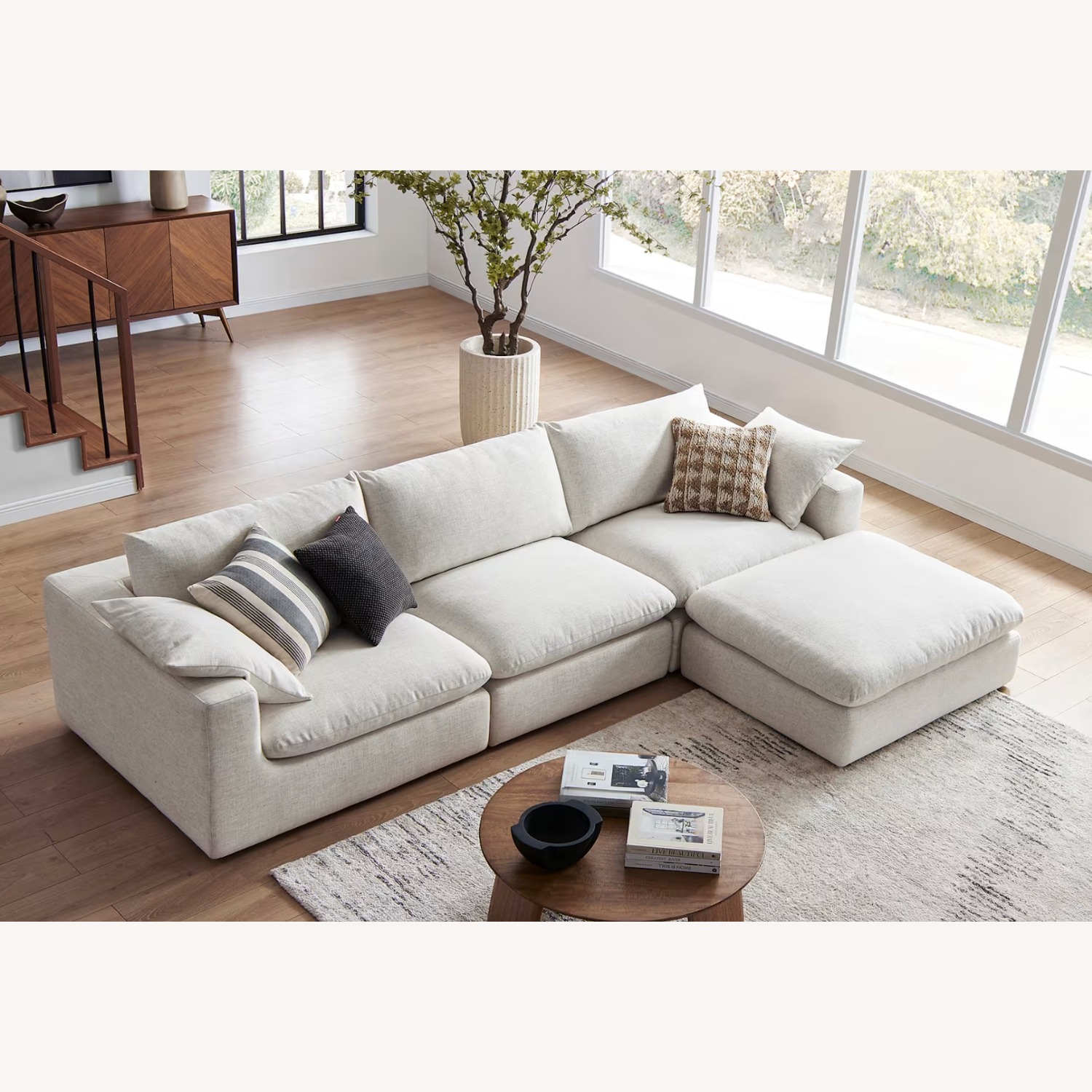 Castlery Dawson Extended Sofa with Ottoman - image-4