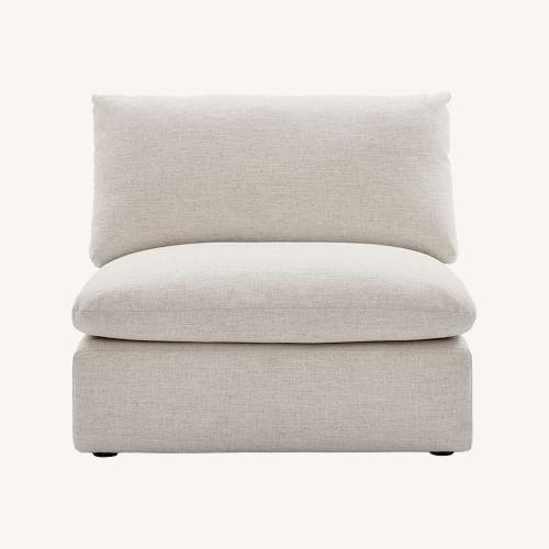 Used Castlery Modern Sectional Armless Chair in Beach for sale on AptDeco