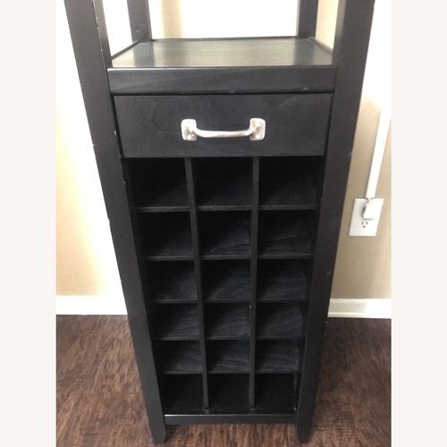 Used Storehouse Furniture Black Wine Bar for sale on AptDeco